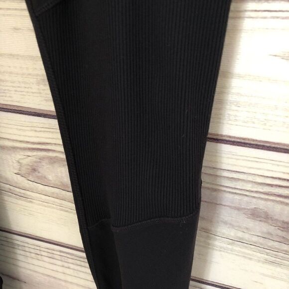 ATHLETA Excursion Black Ribbed Hybrid Joggers Leggings Size XS - Picture 5 of 9